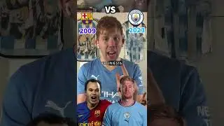 Barcelona 2009 Treble vs Man City 2023 Treble Combined XI 🧐 