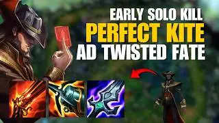 AD Twisted Fate Top vs Sett | Perfect Kiting for an Early Solo Kill