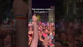 @Tokischa se BAJA en CONCIERTO a bailar con los FANS 🔥 #SHORTS