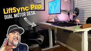 LiftSync Pro Dual Motor Desk + Monitor Arm!