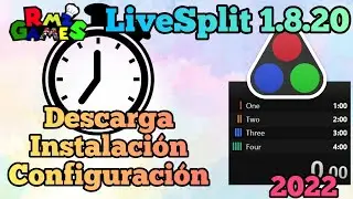 Como Instalar y Usar LiveSplit 1.8.20 en PC (WINDOWS 10). El Cronómetro para Speedruns 2022