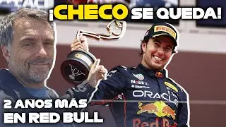 Checo Pérez se queda en Red Bull