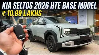 Kia Seltos 2026 HTE Diesel Base Variant Review: Exterior & Interiors Features - On Road Price ? 