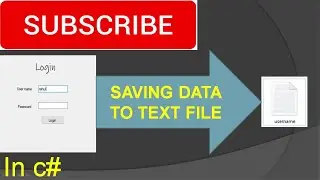 How to save data in a text file in c#