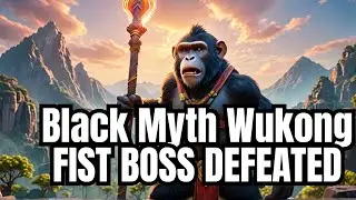 Defeating Fist Boss Black Myth WUKONG #ps5 #blackmythwukongps5 #playstation