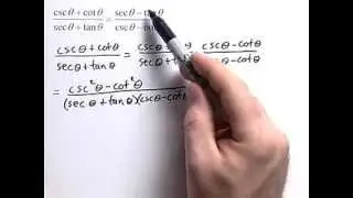 Algebra 2 - How to Verify a Trigonometric Identity
