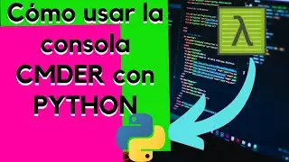 operaciones aritmeticas y variables en PYTHON con CMDER