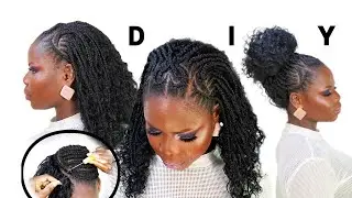 Single Knot Crochet Braids With  Feed-In Braid Design: DIY Protective Style
