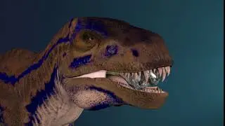 Acro eats a Gallimimus (Vore)