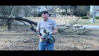 EGO 16 Inch Chainsaw Review! Can This Replace a Gas Chainsaw?