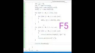 Suma de filas de una matriz en un vector en .NET