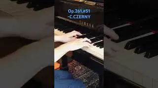 🎹Need the exercise?▶️#51, 125 Exercises in passage-playing, Op.261 - C.Czerny #shorts#piano#etude