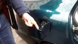 Как открыть лючек бензобака Daewoo Lanos/Sens