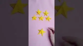 ORIGAMI STAR | DIY SCHOOL CHRISTMAS DECORATIONS | ORIGAMI BINTANG HIASAN NATAL