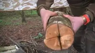 rocket stove, swedish candle, finnish candle, bushcraft skills