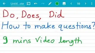 Use of do, does, did . How to make questions? Interrogative sentences in Marathi /मराठी