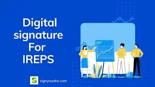 Digital signature for IREPS Portal - n-Procurement tenders