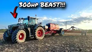MONSTER 300HP TRACTOR ON THE GIANT 12M DRILL... ALL FOR THE BIRDS?