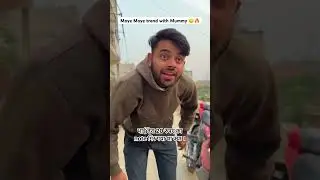 Moye Moye Trend with Mummy 🔥 | The most viral comedy 😍 
