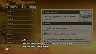 Jogando Demon Slayer Modo treino Sabito
