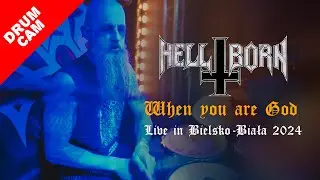 HELL BORN - When you are god - Diabolizer drum cam - Live in Bielsko-Biała 2024