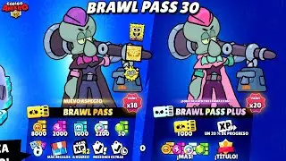 Brawl Pass 30 BOB ESPONJA ¡TÍTULO y TODAS LAS RECOMPENSAS!