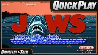 JAWS (NES) | Gameplay and Talk Quick Play #60 - Full Playthrough - Fun Arcade-ish Action!