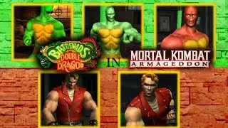 Mortal Kombat: Armageddon (K.A.F) - Battletoads and Double Dragon Characters - Gameplay
