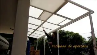 TECHO MÓVIL MANUAL APERTURA 50% MEDIANTE PÉRTIGA