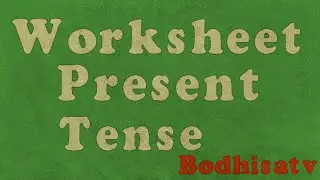 Worksheet for Present Tense|| Questions on Present Tense for students|| Solved paper  Present Tense