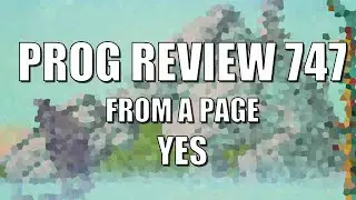 Prog Review 747 - From a Page - Yes - Limited Edition Blue Vinyl