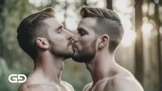 Kiss, like flower, like water.