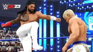 WWE 2K23 - Roman Reigns SUPERMAN PUNCH Compilation!