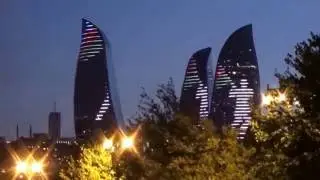 Баку #8 Ночной Баку Город света и огня City of light and fire Baku Night