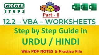 12.2 - VBA Code to Protect, Unprotect, Hide, Very Hidden, Visible, Color Tabs, Delete Multi Sheets