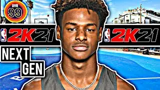 BRONNY JAMES FACE CREATION NBA 2K21 NEXT GEN !!!
