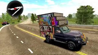 Indian Village Jeep in Europe | Crash on highway |