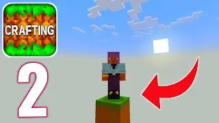 Crafting and Building | ONE BLOCK SKYBLOCK - Survival Gameplay Part 2