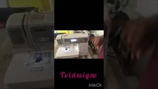 Threading my bobbin on my sewing machine #sewingmachine #diy
