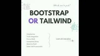 Bootstrap Vs Tailwind 🔥| #webdevelopment #bootstrap #tailwindcss