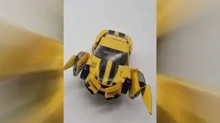 Bumblebee stop-motion transformation #shorts