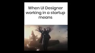 UI designer work in a startup😂😂 #shorts