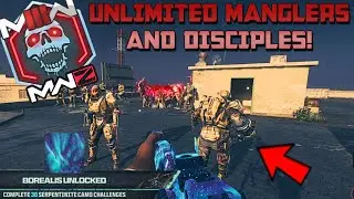 *NEW* MWZ UNLIMITED MANGLERS AND DISCIPLES GLITCH! EASY BOREALIS CAMO CHALLENGES! MW3