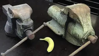 Huge Rusty Vise - Restoration + Improvements