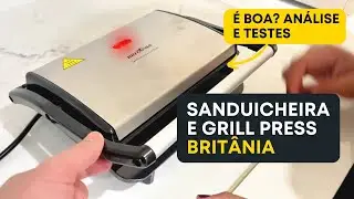 Sanduicheira e Grill Press Britânia: 2 em 1 Perfeito? Review Completo 2024 | Teste na Cozinha