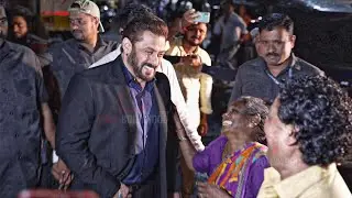 Bigg Boss 18 Promo Shoot | Salman Khan Cutest Moment with Old Lady outside Set | FULL VIDEO