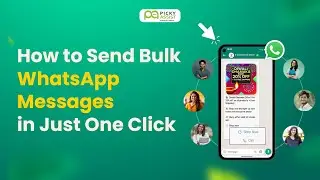 Send Bulk WhatsApp Messages  with Picky Assist WhatsApp Broadcaster Powered by WhatsApp Business API