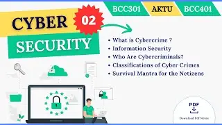 What is Cyber Crime | Classifications of Cyber Crimes |  Survival Mantra for the Netizens |  AKTU