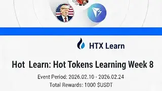 HTX Learn : Hot Tokens Learning Week 8 : Completed the Quiz to get a share in 1000 USDT : 14 Days