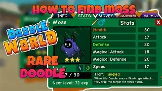 DOODLE WORLD - HOW TO FIND MOSS - ROUTE RARE - ROBLOX